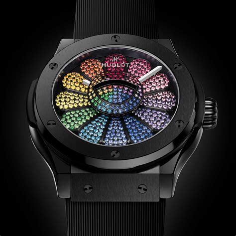 hublot classic fusion takashi murakami all black price|nft watch.